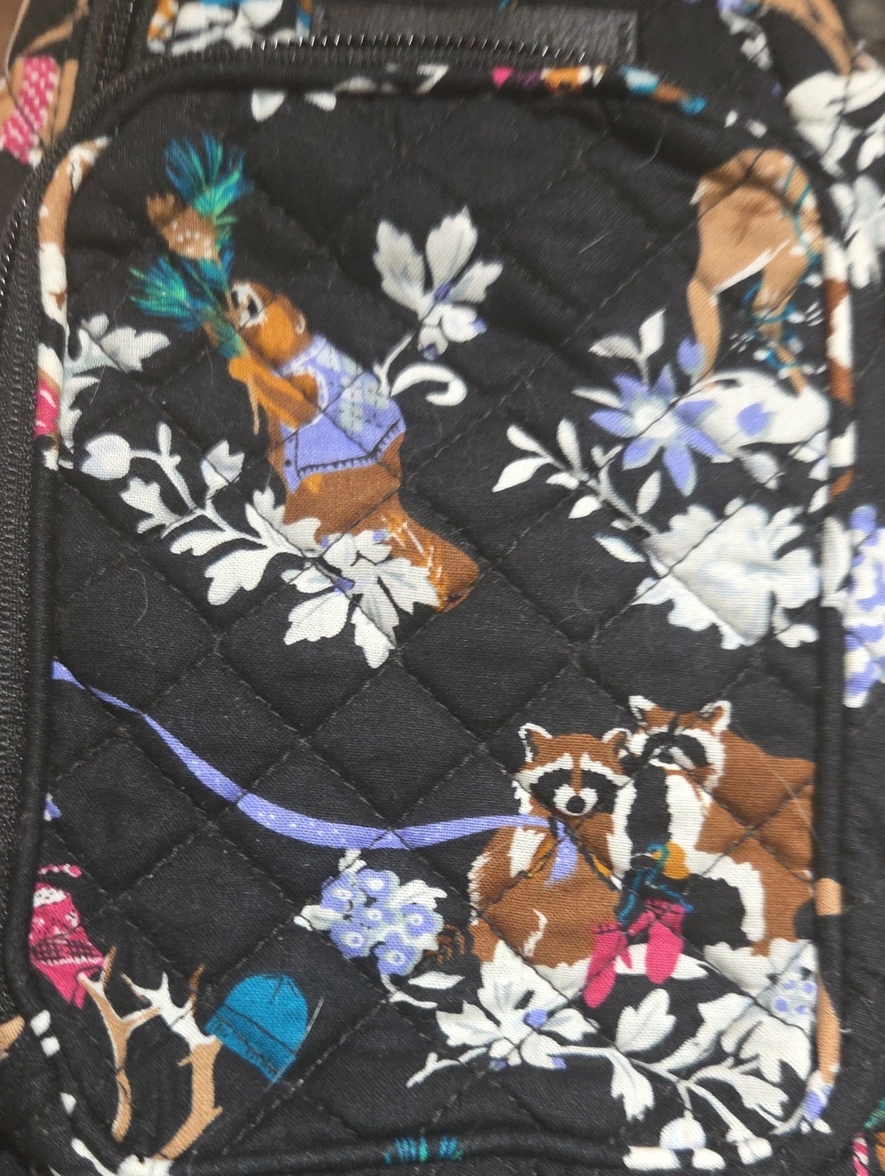 Vera Bradley Mini Sling Backpack in Merry Mischief NWT